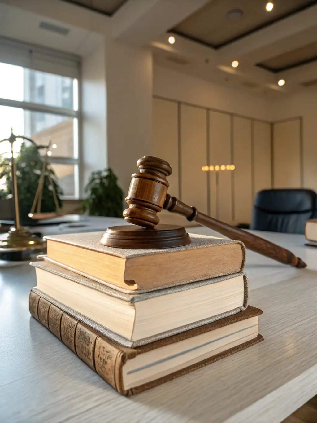 A gavel resting on a stack of legal documents, symbolizing the legal expertise involved in QDRO preparation.